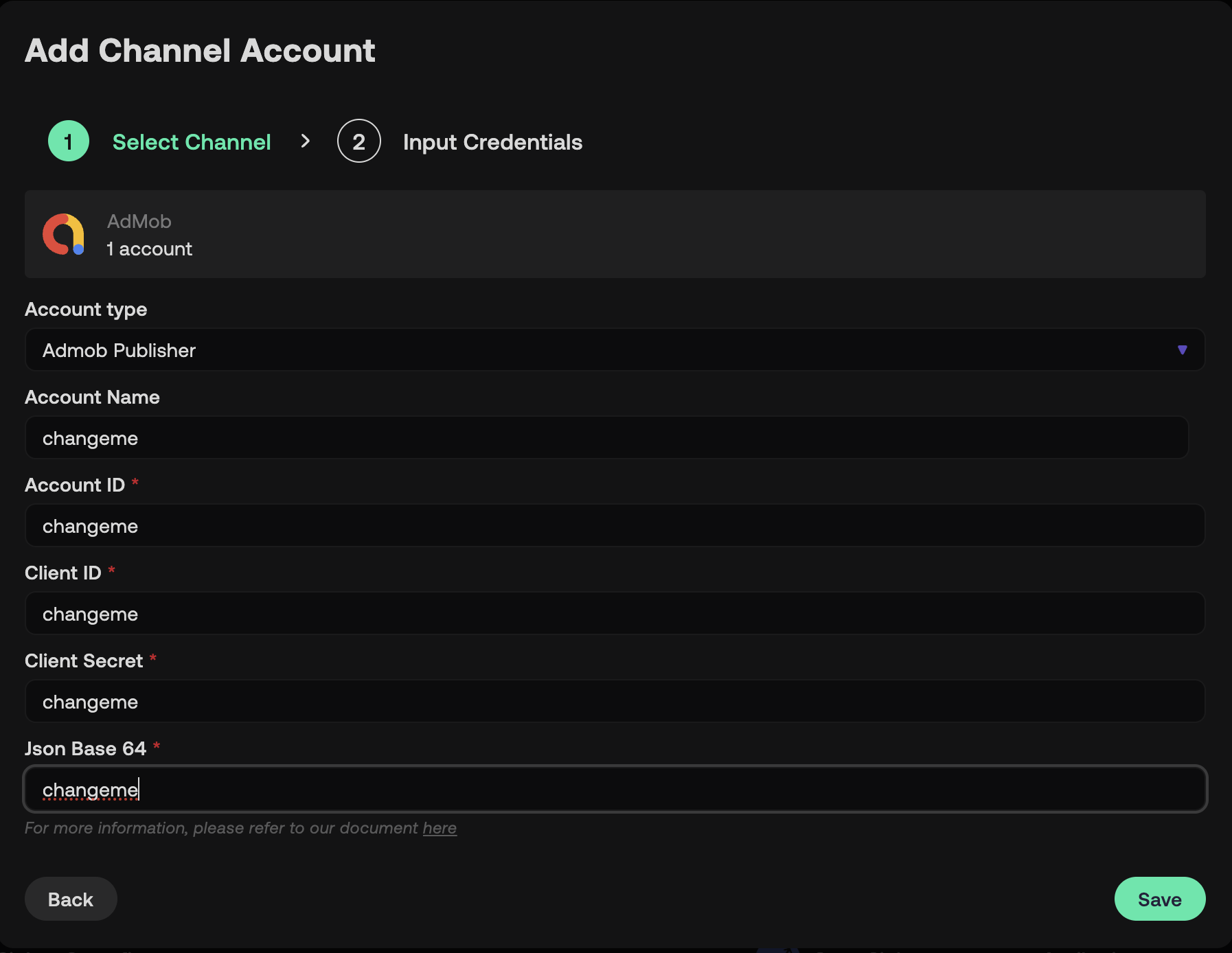 AdMob Configuration