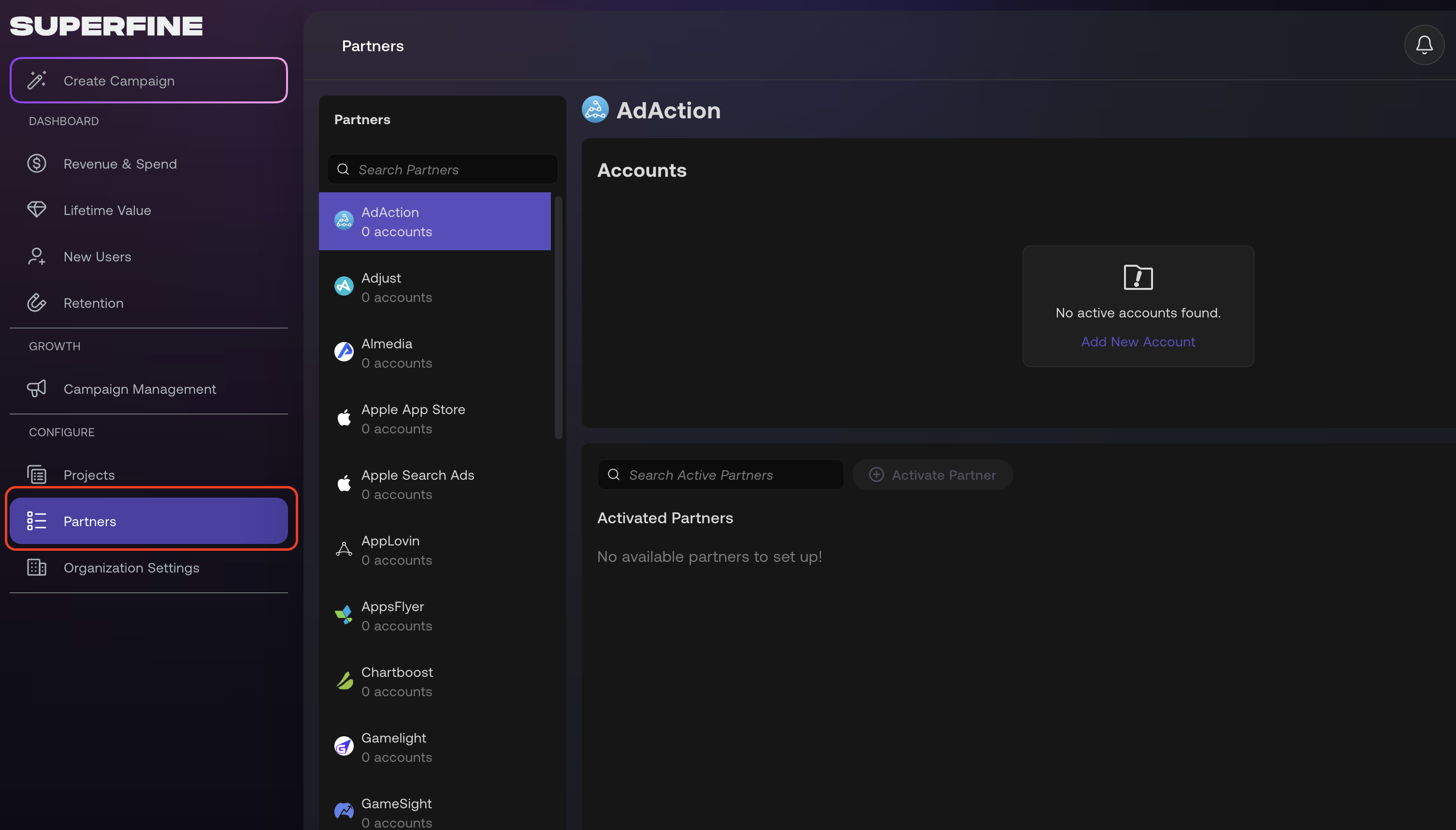 Channels Page