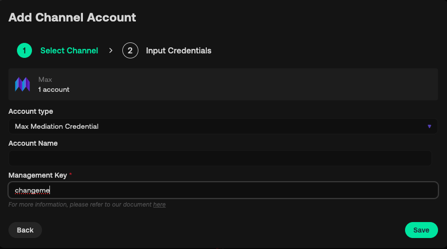Max Configuration