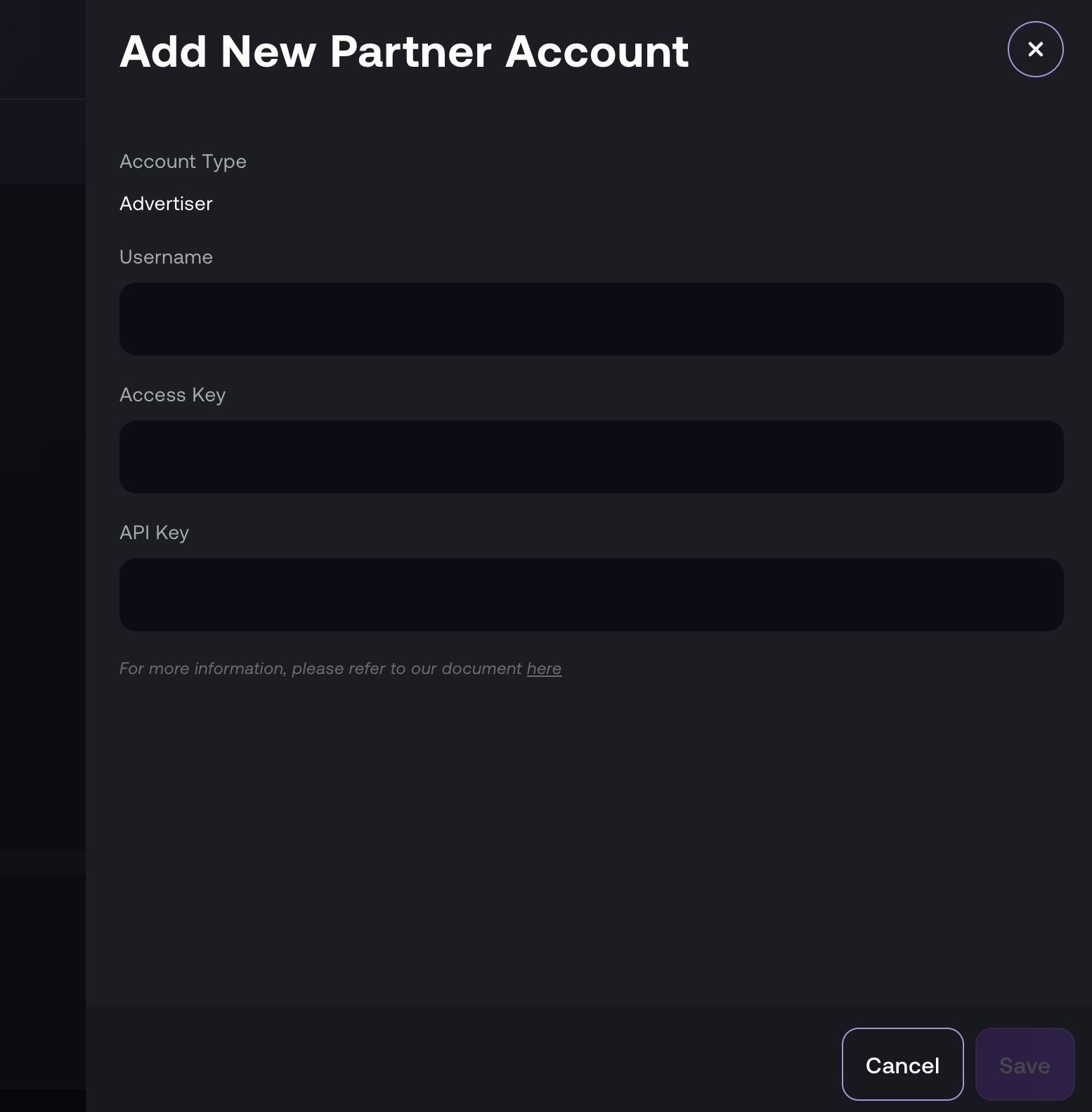 Mintegral Advertiser Account